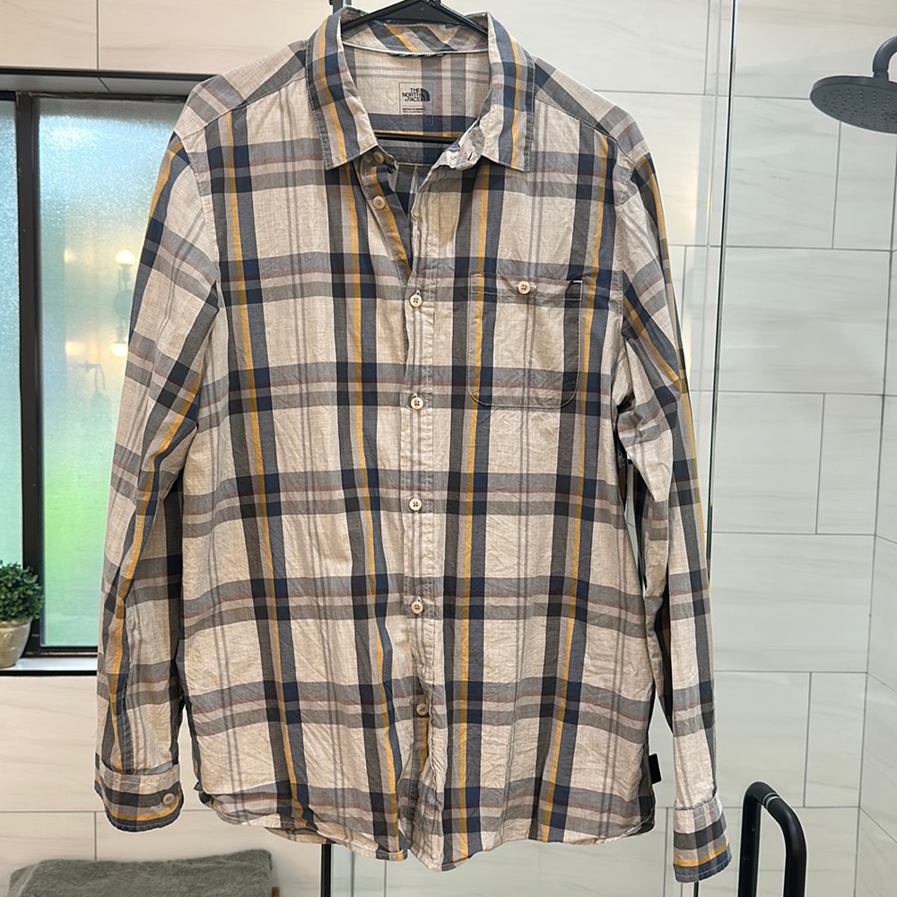 North Face button down